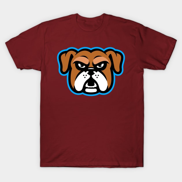 Bulldog Mascot Logo T-Shirt by CC0hort